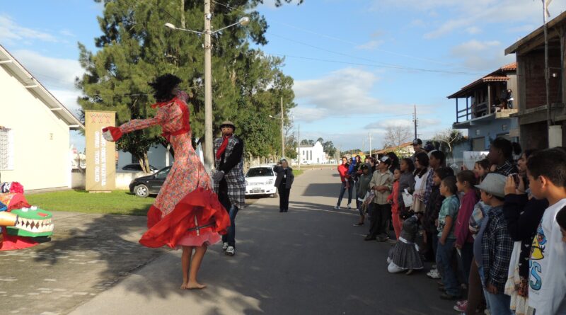 Boi de Mamão da Combemtu fez apresentação durante a festa julina