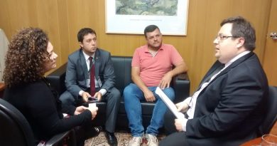 Juntamente com as equipes dos deputados Pedro Uczai e Décio Lima, foram apresentadas as intenções do município em relação à área.