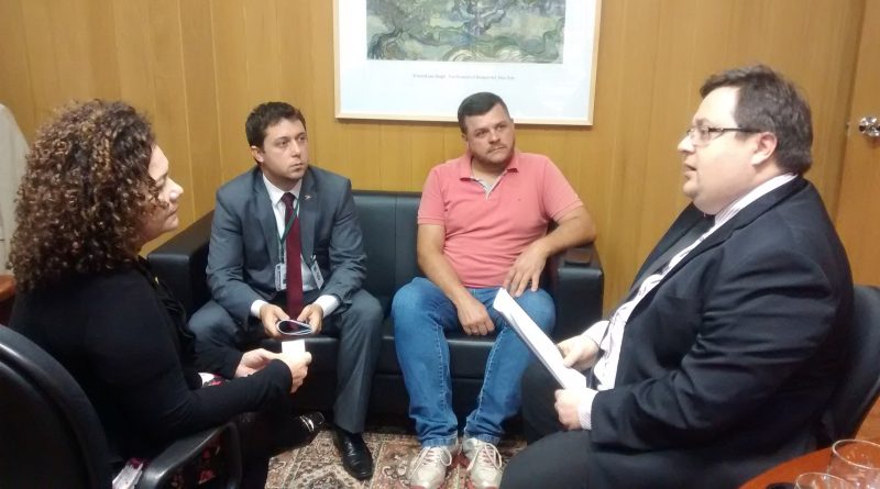 Juntamente com as equipes dos deputados Pedro Uczai e Décio Lima, foram apresentadas as intenções do município em relação à área.