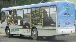 O Eco-ônibus é uma medida inovadora criada em 2005 pela Fatma.