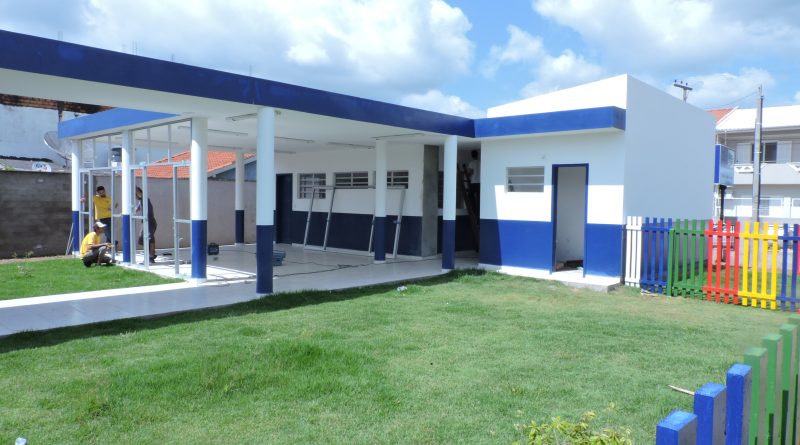 Com 240 m², o CEI São Tomé contará com três salas de aula, setor administrativo, cozinha, refeitório e parque para as crianças.
