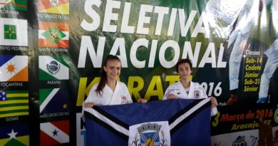 Nicolas de Souza e Laura de Souza venceram fortes adversários e participam da competição em Cartagena(Colômbia) no kumitê (luta) e kata (luta imaginária), respectivamente.