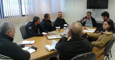O diretor da Guarda Municipal José dos Santos, e os agentes Jader de Freitas e Anderson Fernandes participaram desta reunião.