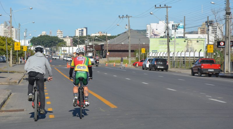 Ciclofaixa na Padre Geraldo Spettmann