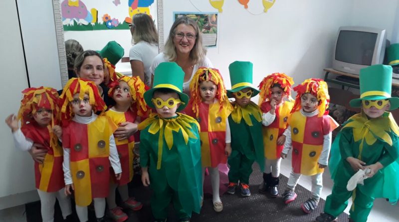 Garotada se divertiu com a festa do Dia das Crianças do CEI Girassol