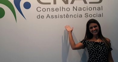 Dilciane representou Tubarão na Conferência Nacional de Assistência Social, realizada em Brasília