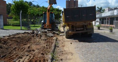 Rua Padre Dionísio da Cunha Laudth é um dos acessos que está sendo revitalizado