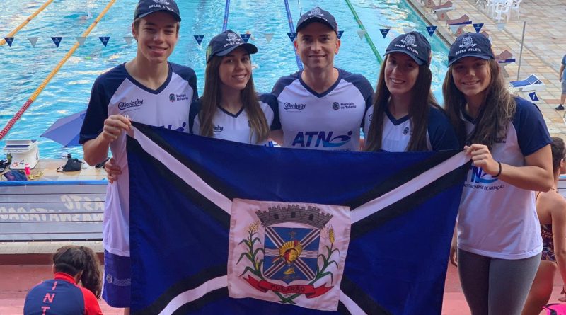 Pedro Fernandes, Isabela Mazuco, Laura Burigo e Júlia Tartari são os atletas que representam a Cidade Azul.