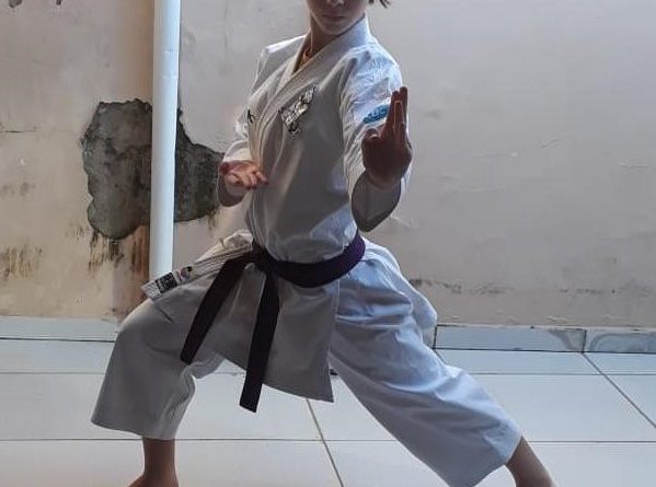 Karateca Anabel da Silva Silveira