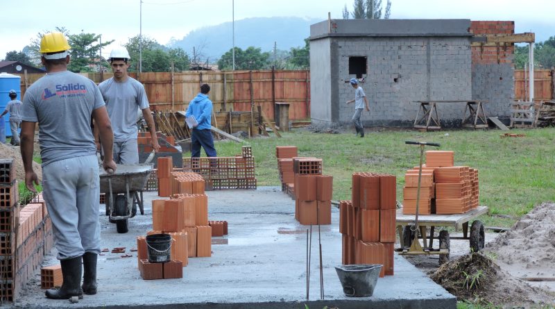 Situação da obra em 14 de outubro de 2014